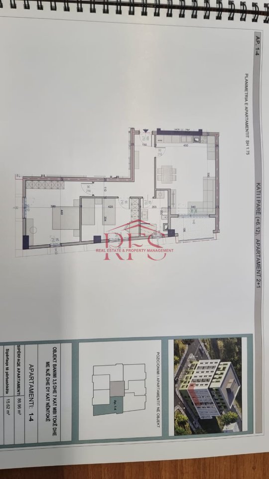 📌 Shitet Apartament 2+1 – 102.58 m²    112,838 €