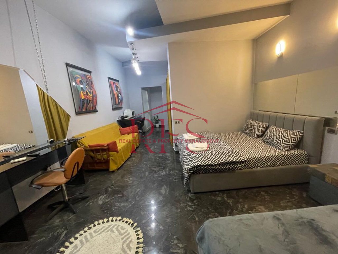 📍 Apartment 1+1 for Rent – Near 9-Katëshet, Center