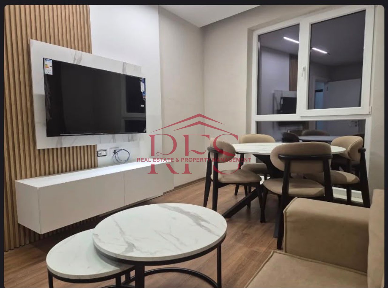 Jepet Apartament 1+1 me Qera 550€ – Pranë QSUT, te Shkolla e Bashkuar