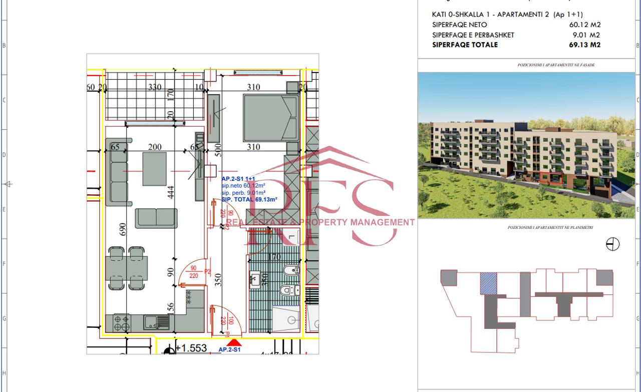 🏡 SHITET OKAZION – 🔑APARTAMENT 1+1 NË PASKUQAN! 💵6,900,000 L