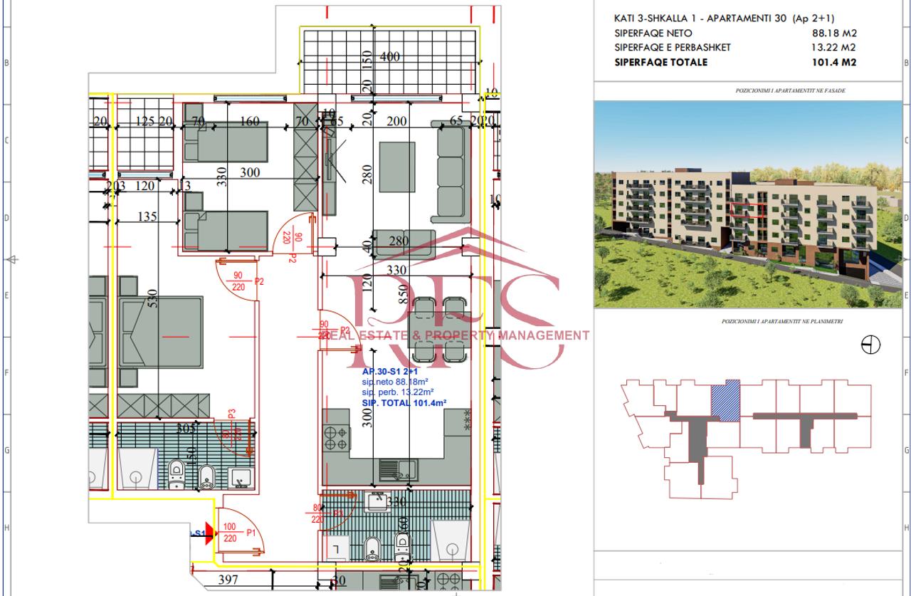 🏡 SHITET OKAZION – 🔑APARTAMENT 2+1 NË PASKUQAN! 💵10,140,000 L