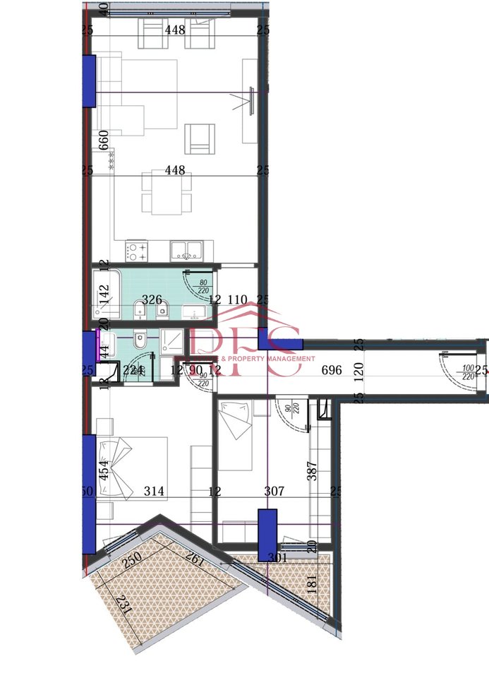 Shitet Apartament 2+1 – Rruga Dritan Hoxha