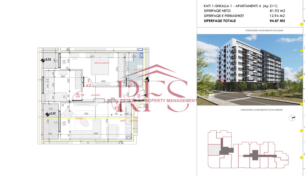 🏡 Shitet Apartament 2+1 në Fazë Ndërtimi – Yzberisht