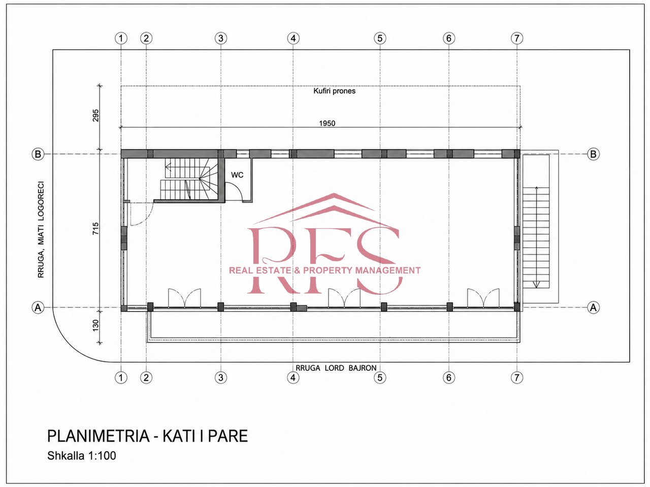 🏢✨ JEPET ME QIRA AMBIENT KOMERCIAL – LAPRAKË | RRUGA LORD BAJRON | 5 vende parkimi