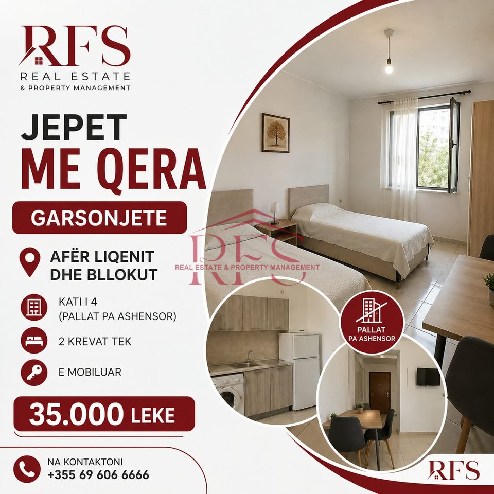 JEPET ME QERA TEK LIQENI AFER BLLOKUT 1+1 , 380 €