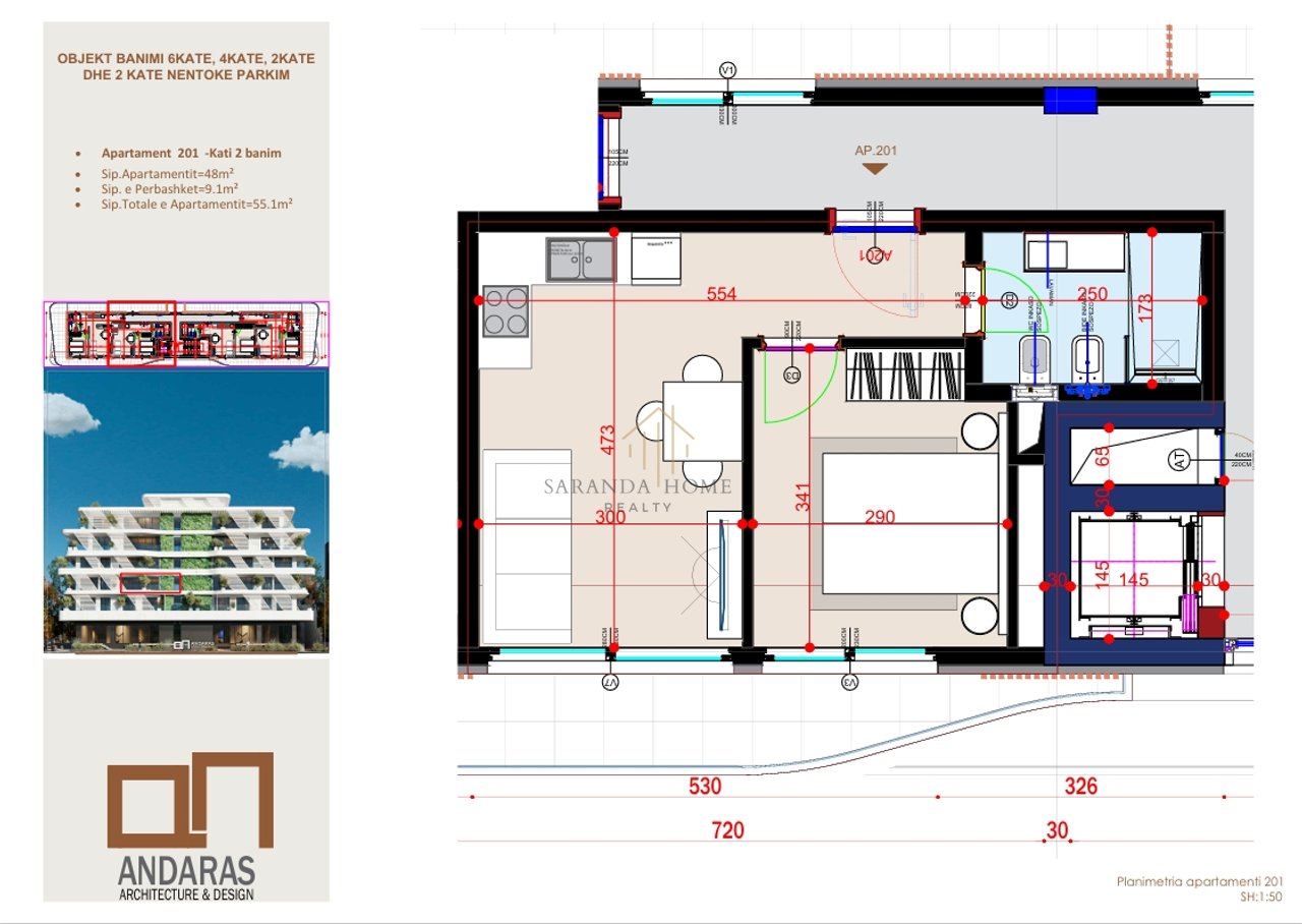 Apartamenti 201-Kati 2