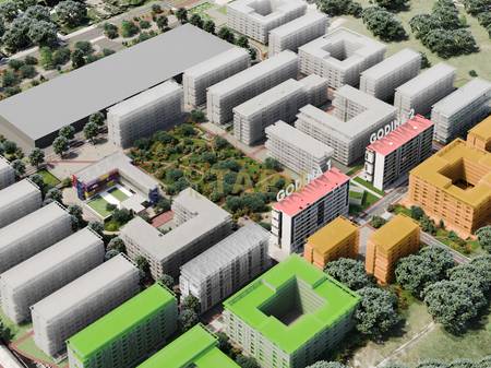 Shitet apartament 2+1+2 në katin zero, tek Univers City, godina 5 (Proggon).