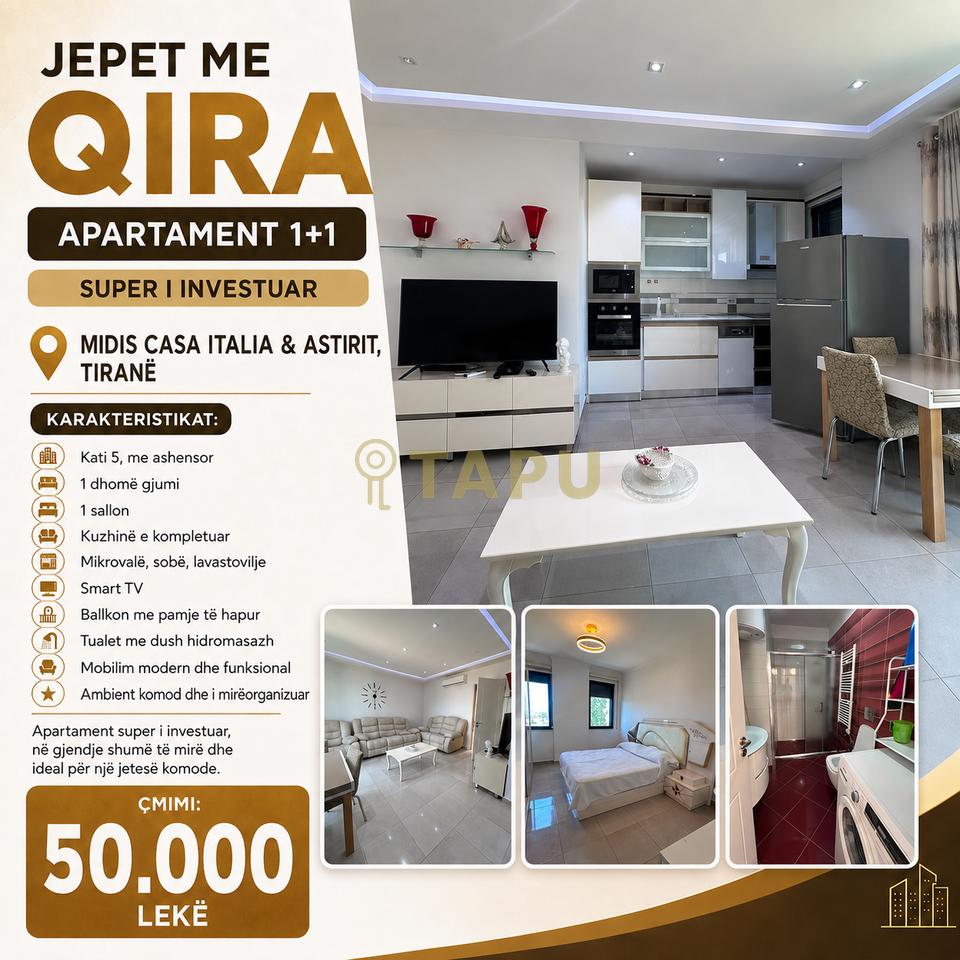 🏡 Apartament 2+1 në shitje + Post Parkimi – Pranë Shkollës së Kuqe
