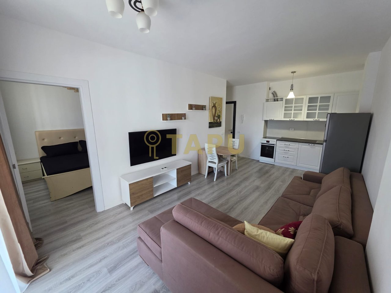 🏡 Appartamento 1+1 in affitto nella Residenza Aura, Laprakë 50.000 leke
