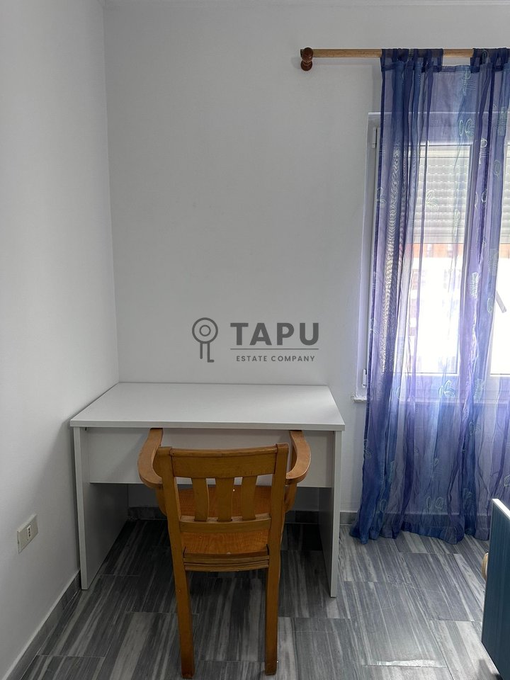 A 2+1 apartment is for rent in the Laprakë area, near Dritan Hoxha Street.