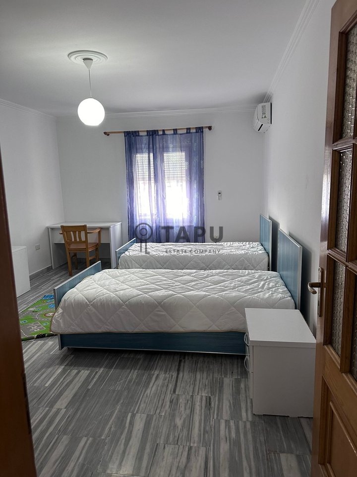 A 2+1 apartment is for rent in the Laprakë area, near Dritan Hoxha Street.