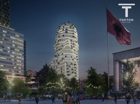 FOR SALE, 1+1 APARTMENT, SKANDERBEG BUILDING, CENTER, TIRANA