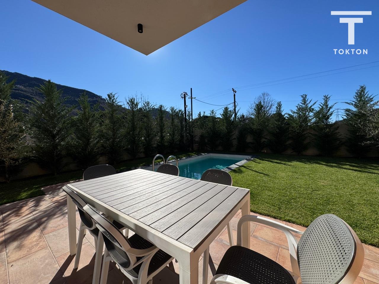 FOR RENT, INDIVIDUAL VILLA + POOL, THE OLIVE GROVE RESIDENCE, MULLET-TEG, TIRANA