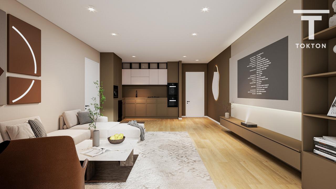 VENDESI APPARTAMENTO 2+1+2, RIVERSIDE RESIDENCE, VIA "JAVER MALO", TIRANA