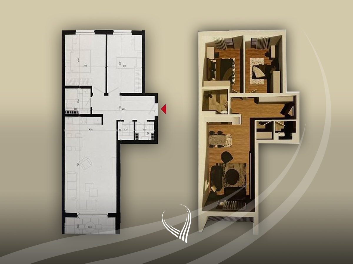 2-bedroom apartment for sale in the Arbëria neighborhood – Dragodan9