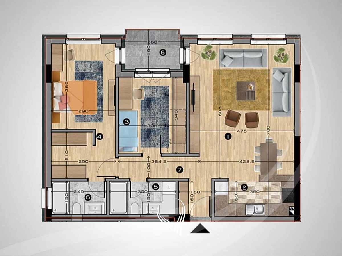 2-bedroom apartment for sale in the Mati 1 neighborhood1