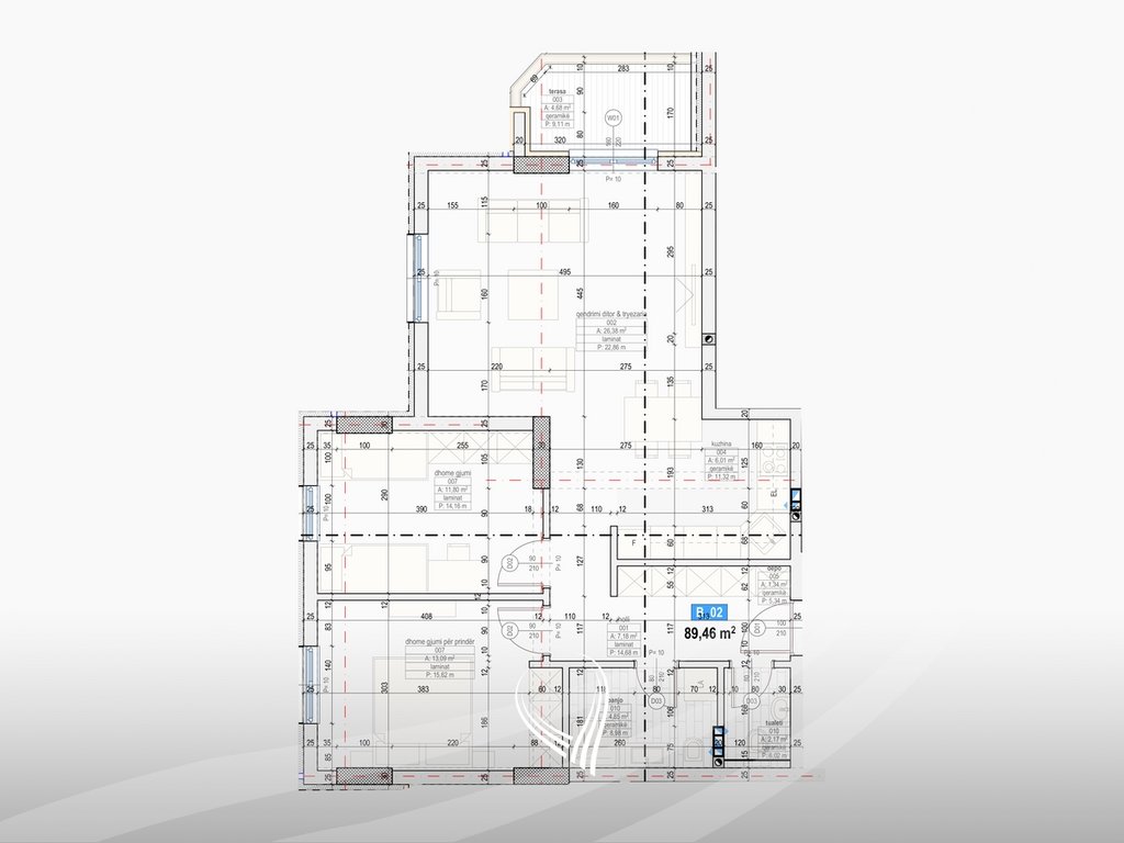 2 bedroom apartment for sale in the Arbëria – Dragodan neighborhood7