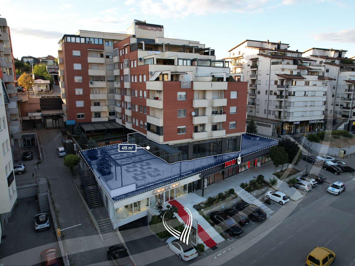 415m2 commercial space for rent in the Arbëria neighborhood