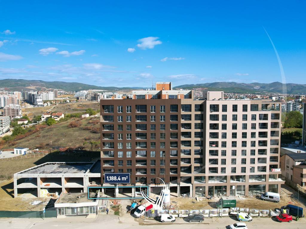 Premises 1,188.40m2 for sale in the Prishtina e Re neighborhood