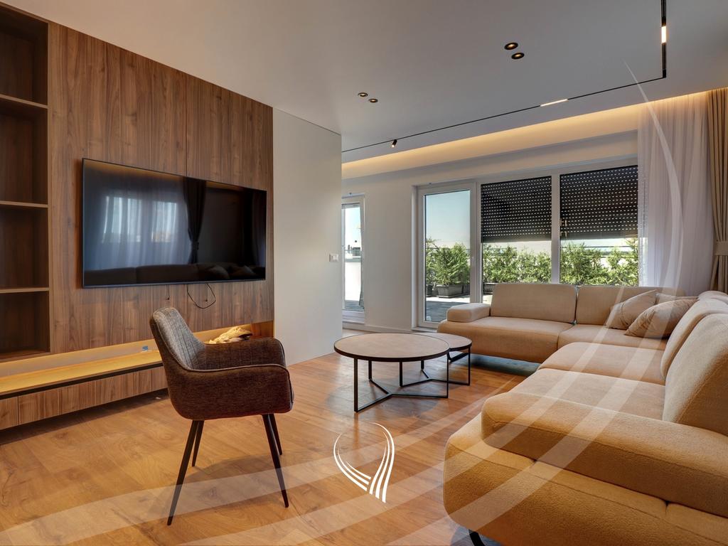 Penthouse me 3 dhoma gjumi me qira në lagjen Bregu i Diellit1