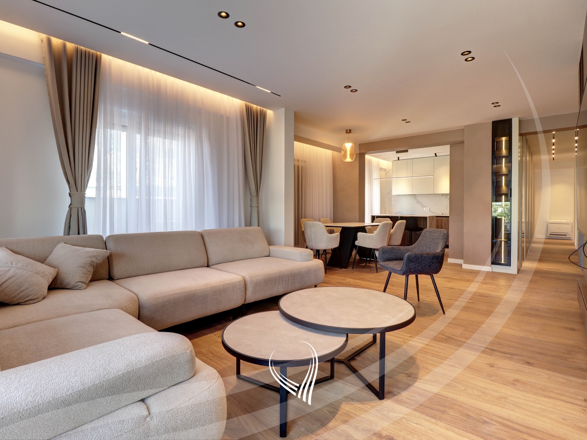 Penthouse me 3 dhoma gjumi me qira në lagjen Bregu i Diellit0