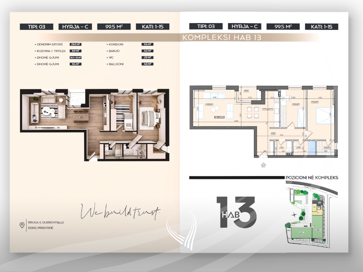 2-bedroom apartment for rent in the Muhaxherët neighborhood8