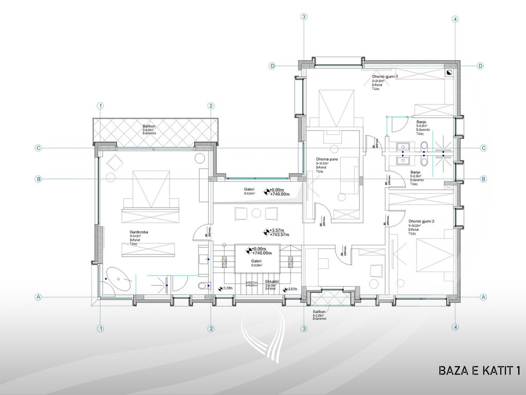 Shtëpi-Rezidencë 750m2 me qira në lagjen Marigona Hill13