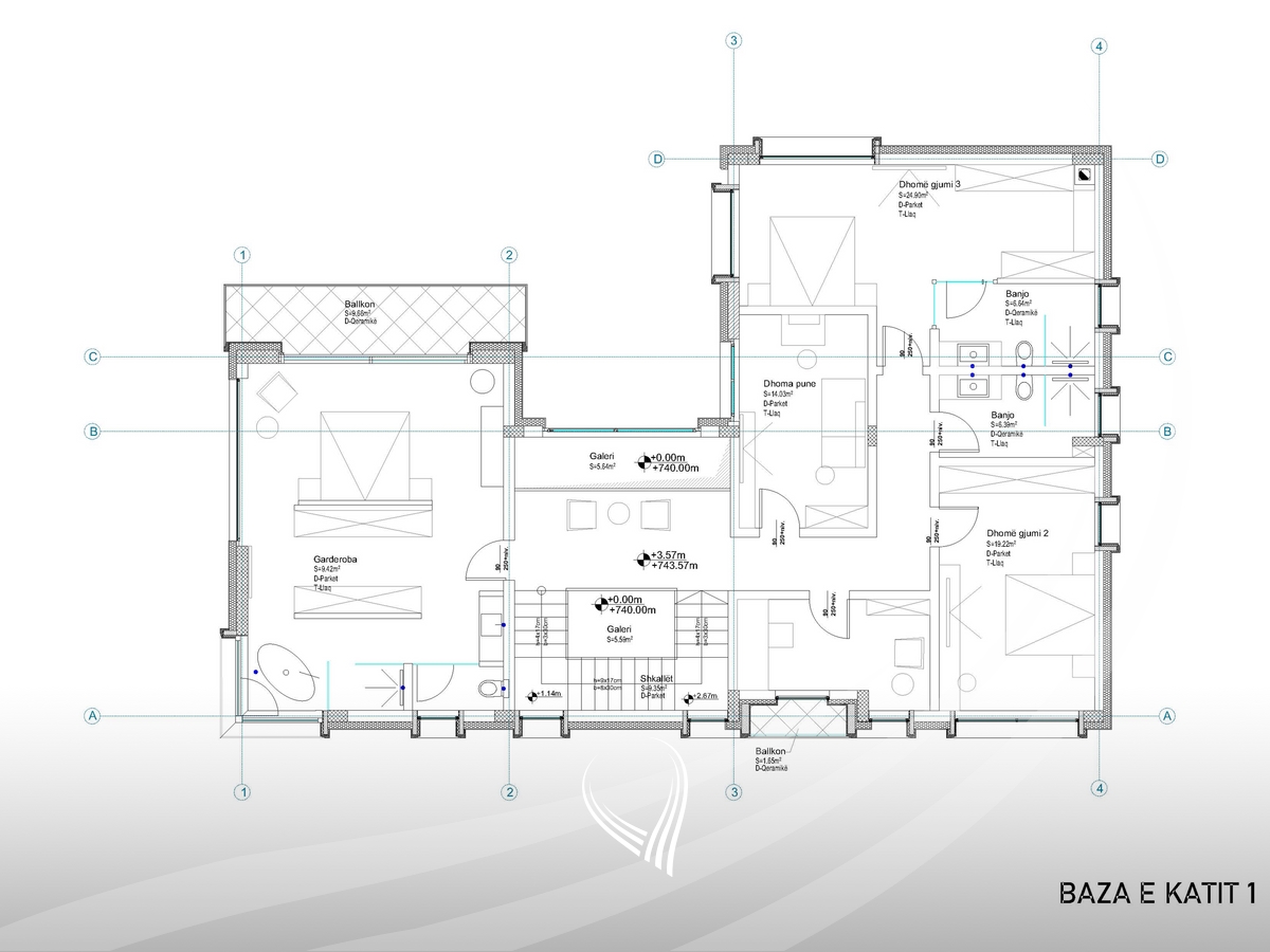 Shtëpi-Rezidencë 750m2 me qira në lagjen Marigona Hill13