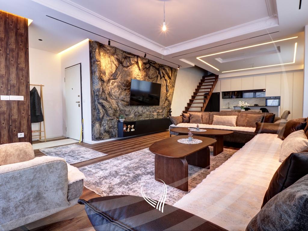Duplex – Penthouse me 3 dhoma gjumi me qira në lagjen Kalabria - Emshir1