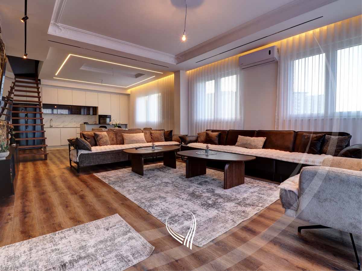 Duplex – Penthouse me 3 dhoma gjumi me qira në lagjen Kalabria - Emshir3
