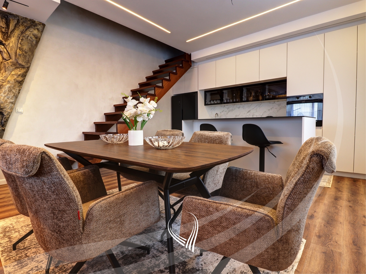 Duplex – Penthouse me 3 dhoma gjumi me qira në lagjen Kalabria - Emshir6