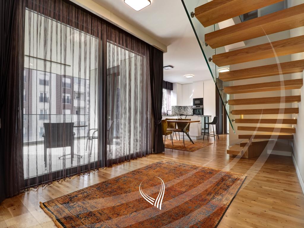 Duplex banesë me 3 dhoma gjumi me qira në lagjen Aktash – Ivy Residence6