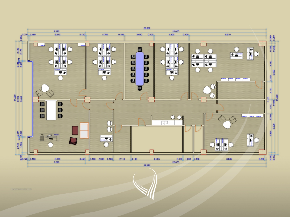 Hapësirë afariste për zyre 480m2 me qira në lagjen Pejton16