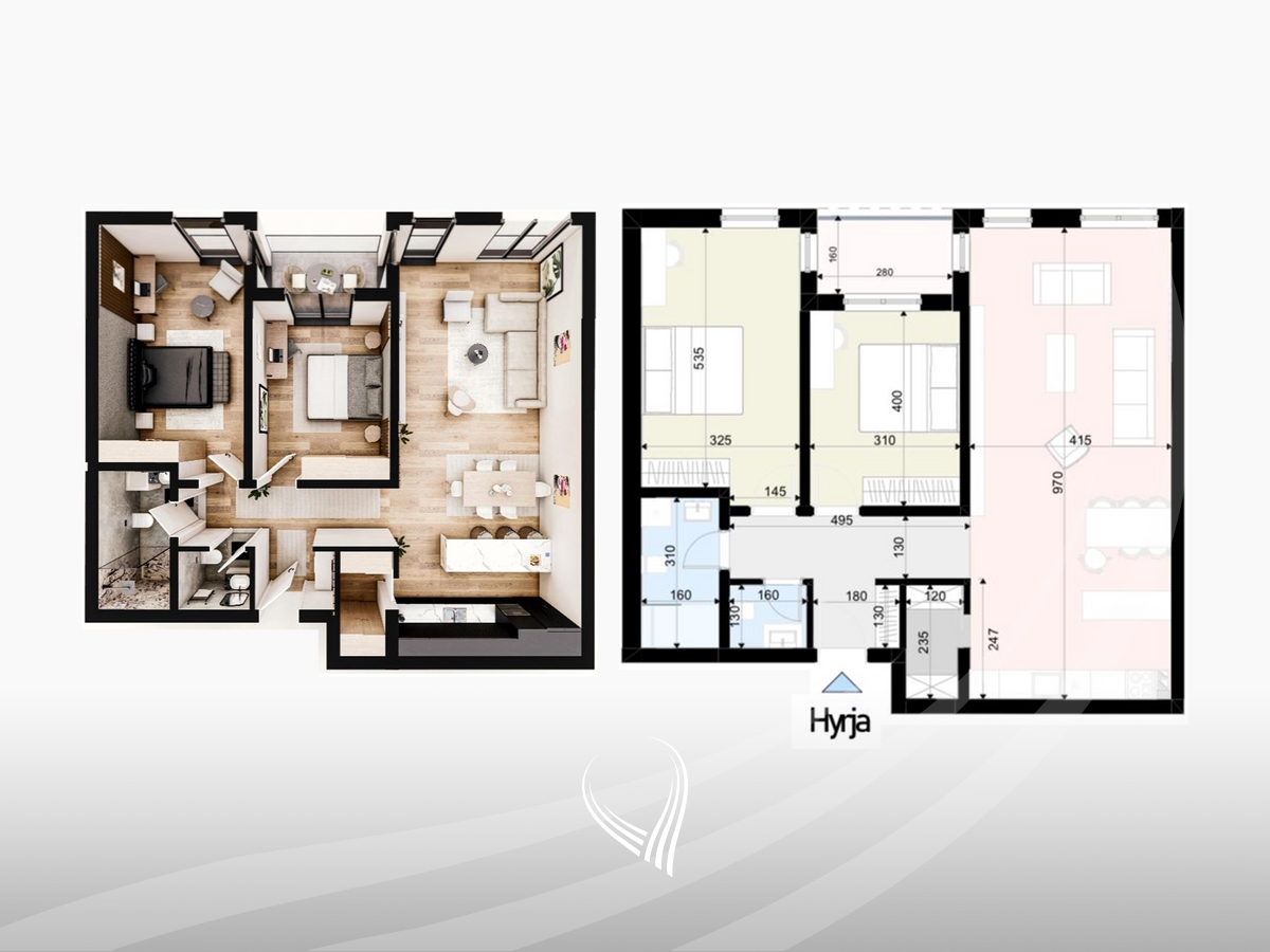 Banesë me 2 dhoma gjumi në shitje në lagjen Prishtina e Re – Prishtina Premium Residence1