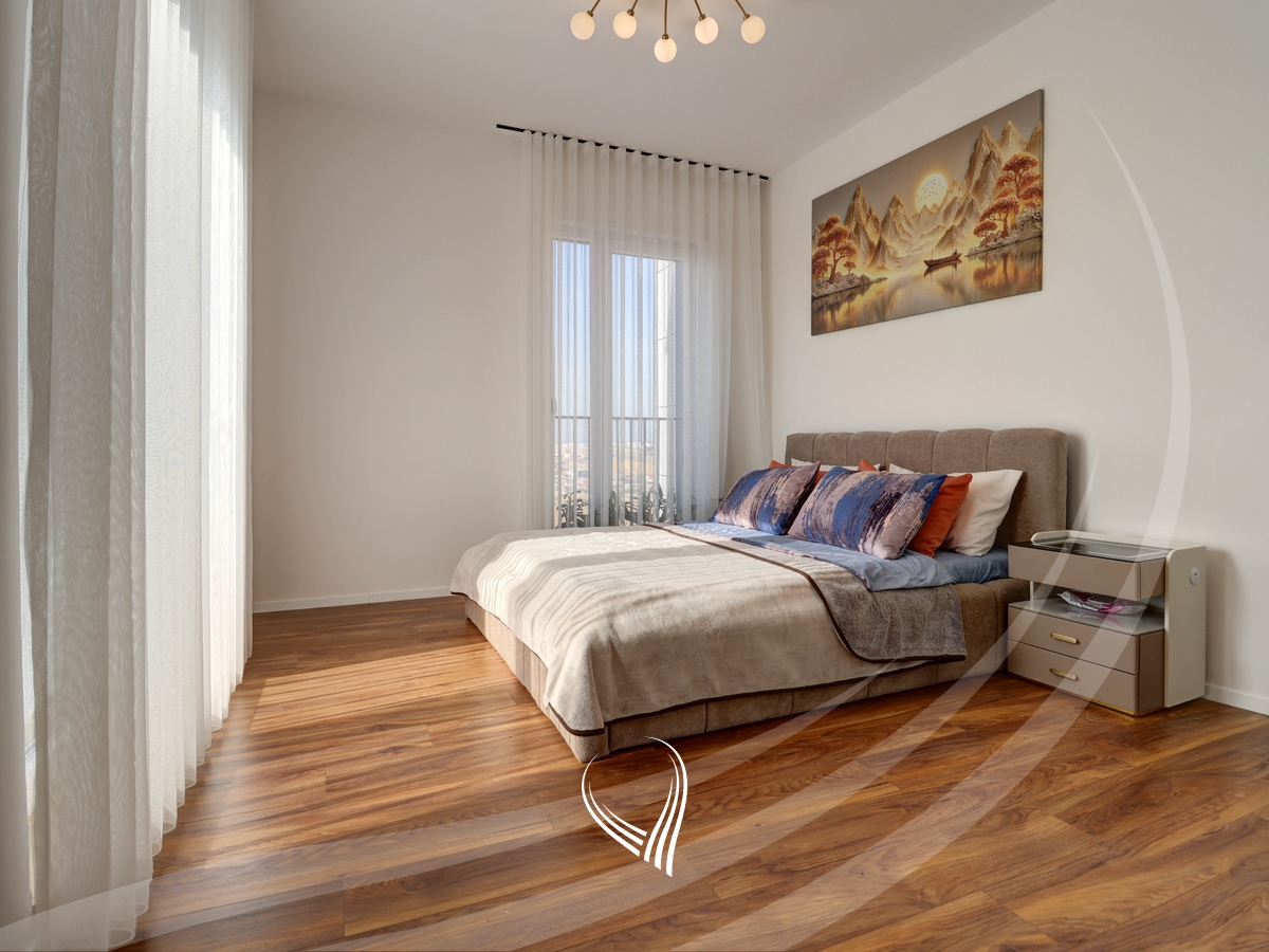 Penthouse me 2 dhoma gjumi me qira në lagjen Arbëria – Dragodan9