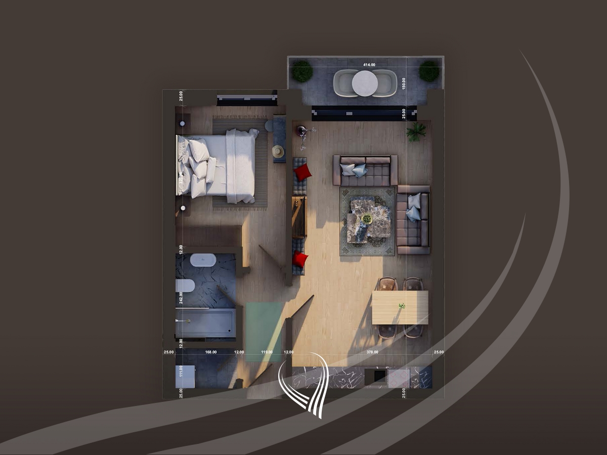 1-bedroom apartment for sale in the Prishtina e Re neighborhood1