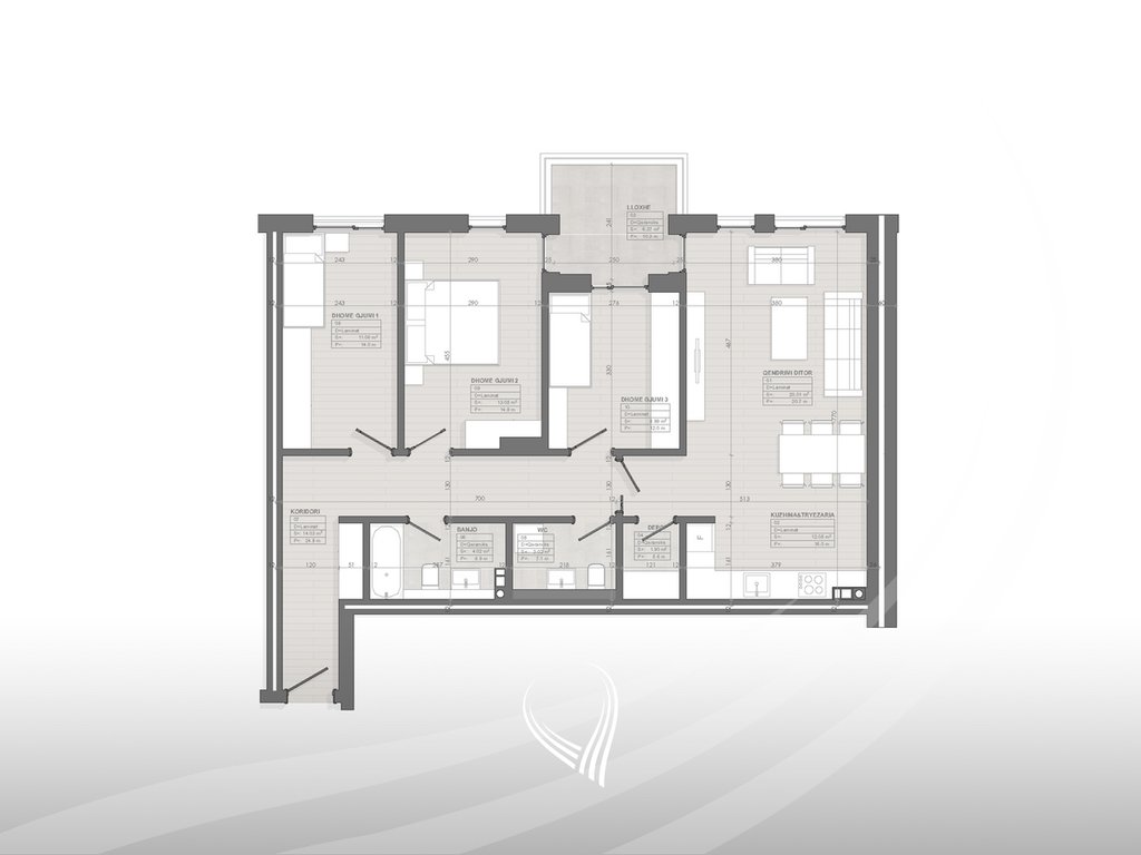 3-bedroom apartment for sale in the Arbëria - Dragodan neighborhood16