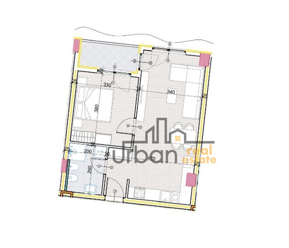 Shitet, Apartament 1+1, Kompleksi Aluna, Paskuqan - 92,170€ | 70.9 m²