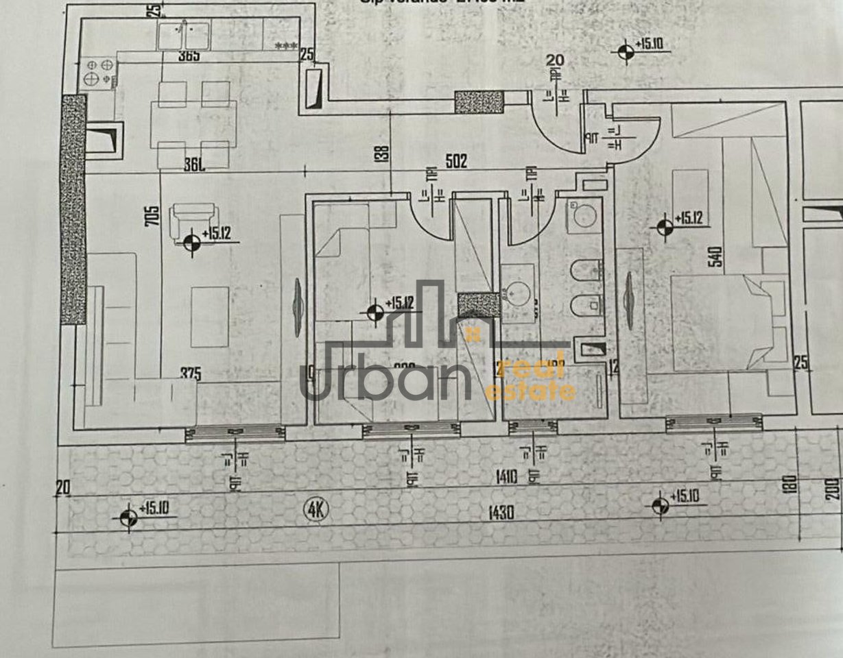 Shitet, Apartament 2+1+Post Parking,  Xhamlliku, Tiranë - 200000€ | 92.9 m²