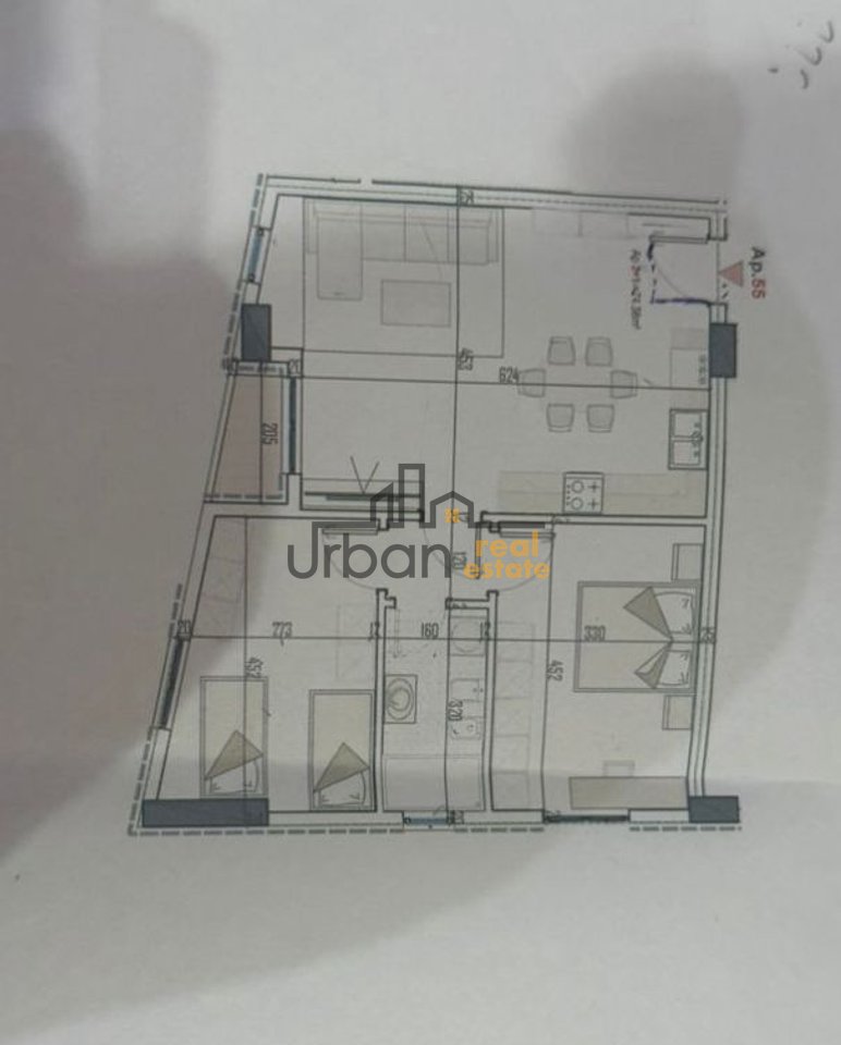 For sale, Apartment 2+1, Paskuqan, Tirana - €102,960 | 85.8 m²