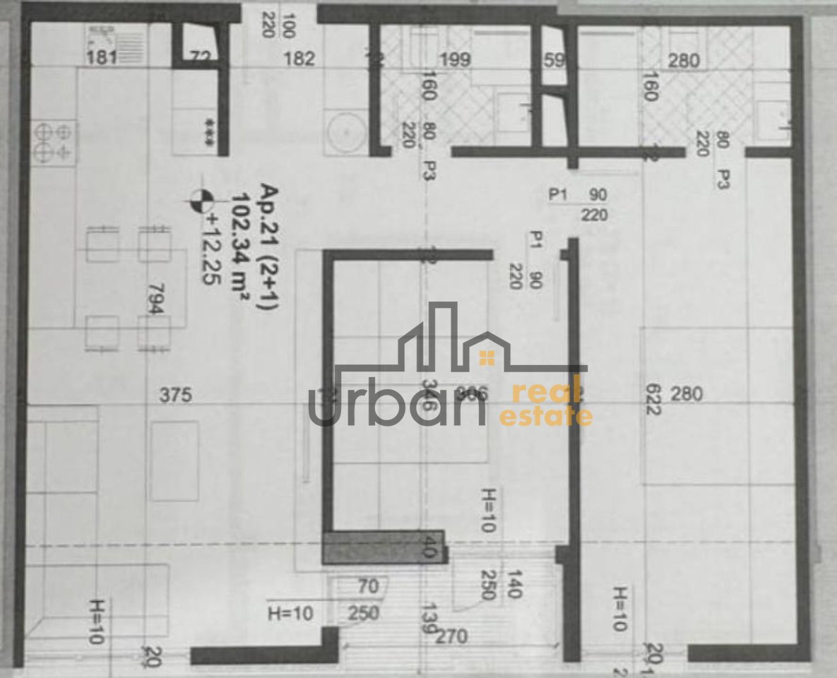 Okazion , Shitet,  Apartament 2+1+2 , Mei's Garden, Tiranë - 153,000€ | 102.3 m²