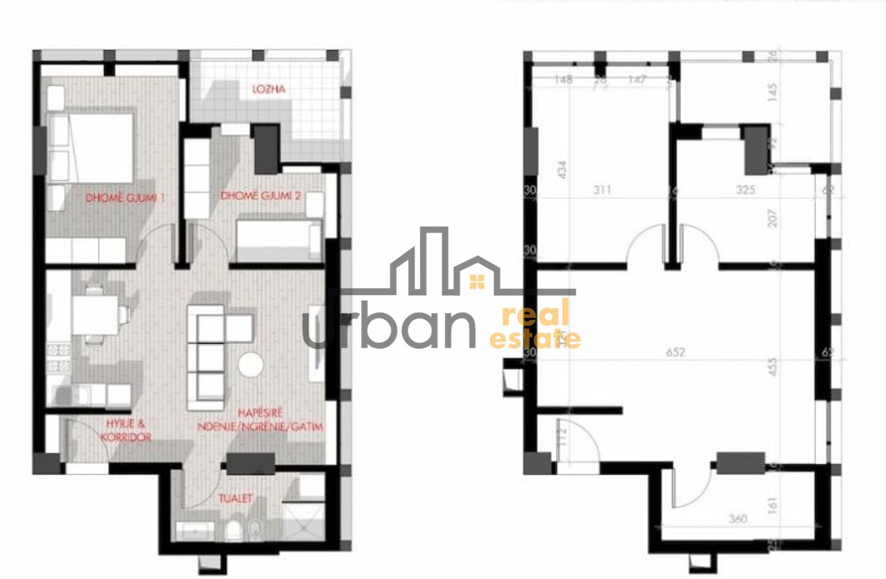 For sale, 2+1 Apartment, Former Train Station, Tirana - 3000€ m²| 99.63 m²