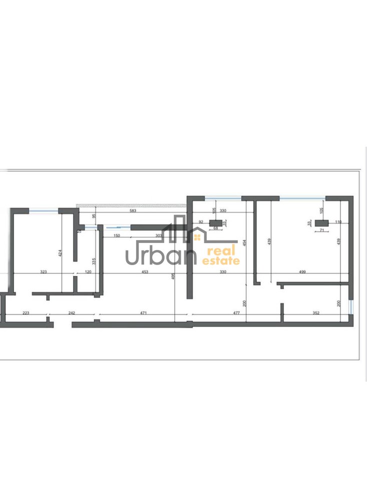 Shitet Apartament 3+1 (2 apartamente 1+1 të bashkuara) – Naim Frashëri - 235.000 € | 125 m2
