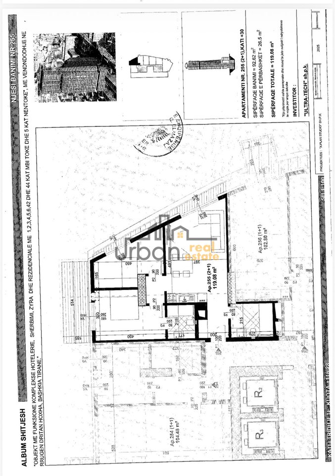 2+1 Apartment for sale, DRITAN HOXHA STREET, Tirana - €321,500 | 119.08 m²
