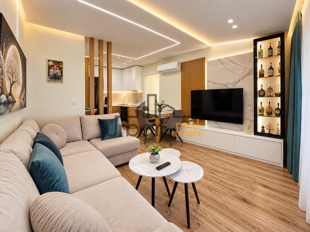 For rent, 2+1 apartment + parking space, Dritan Hoxha, Tirana - 1000 euros | 100 m²