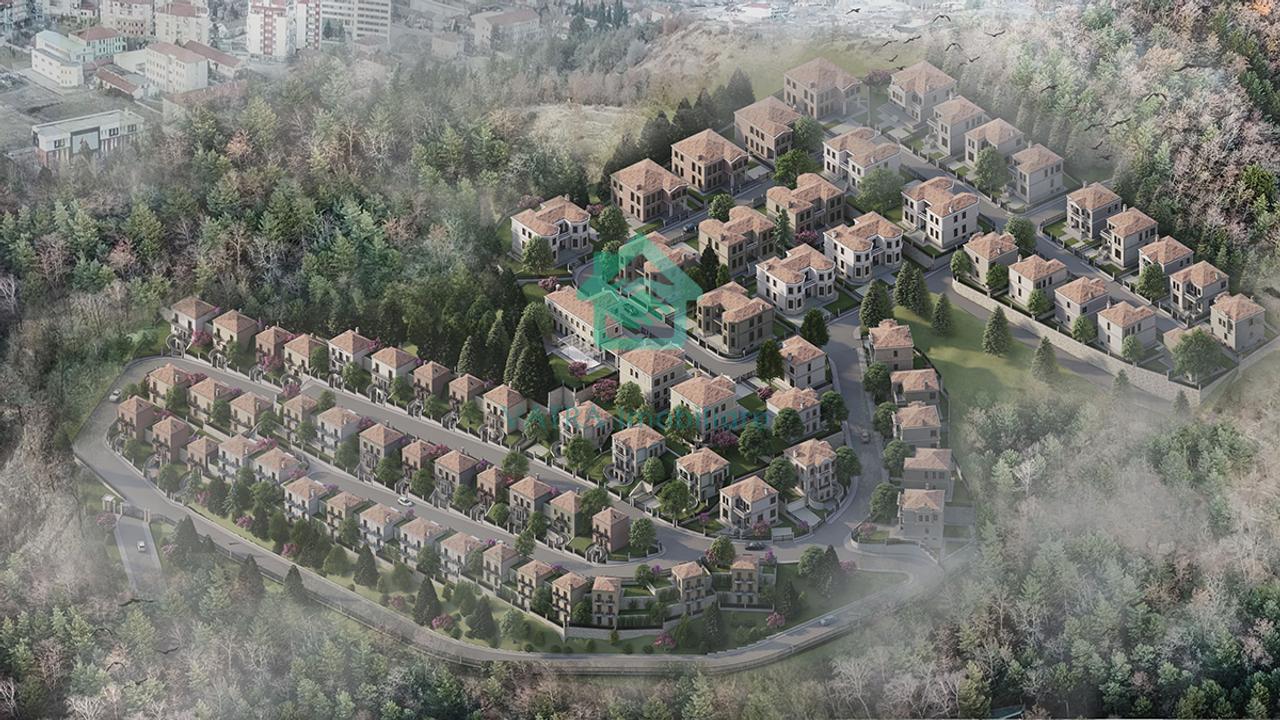 Shitet Vilë 3+1+4 në rezidencën elitare Belvedere Korça në Korçë - 356000€