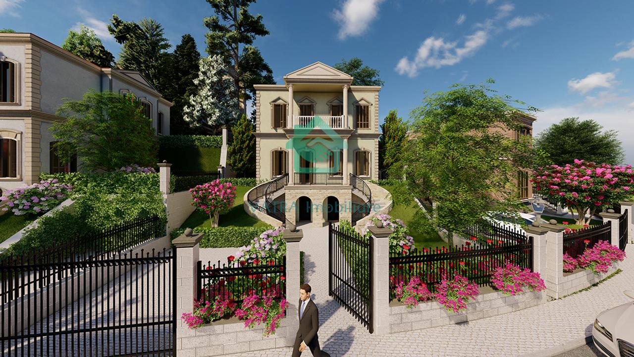 Shitet Vilë 3+1+4 në rezidencën elitare Belvedere Korça në Korçë - 356000€