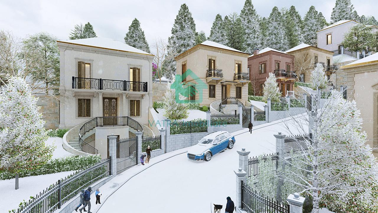 Shitet Vilë 3+1+4 në rezidencën elitare Belvedere Korça në Korçë - 356000€