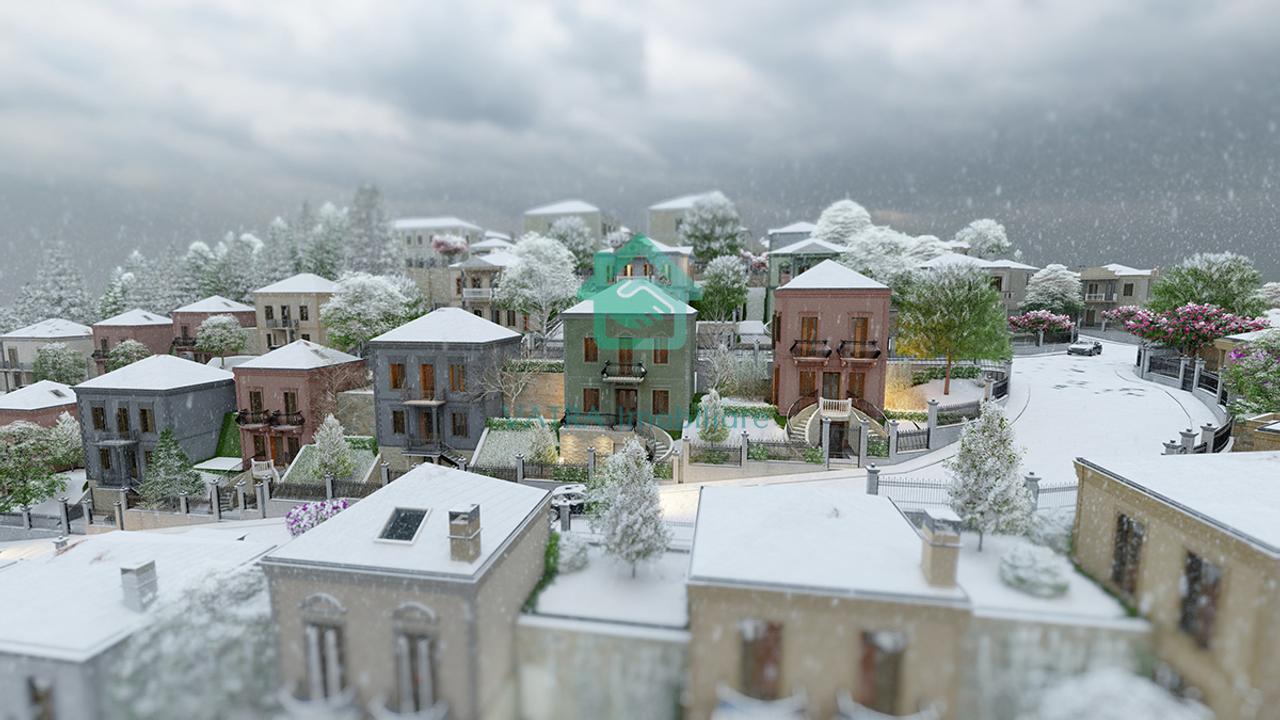 Shitet Vilë 3+1+4 në rezidencën elitare Belvedere Korça në Korçë - 356000€