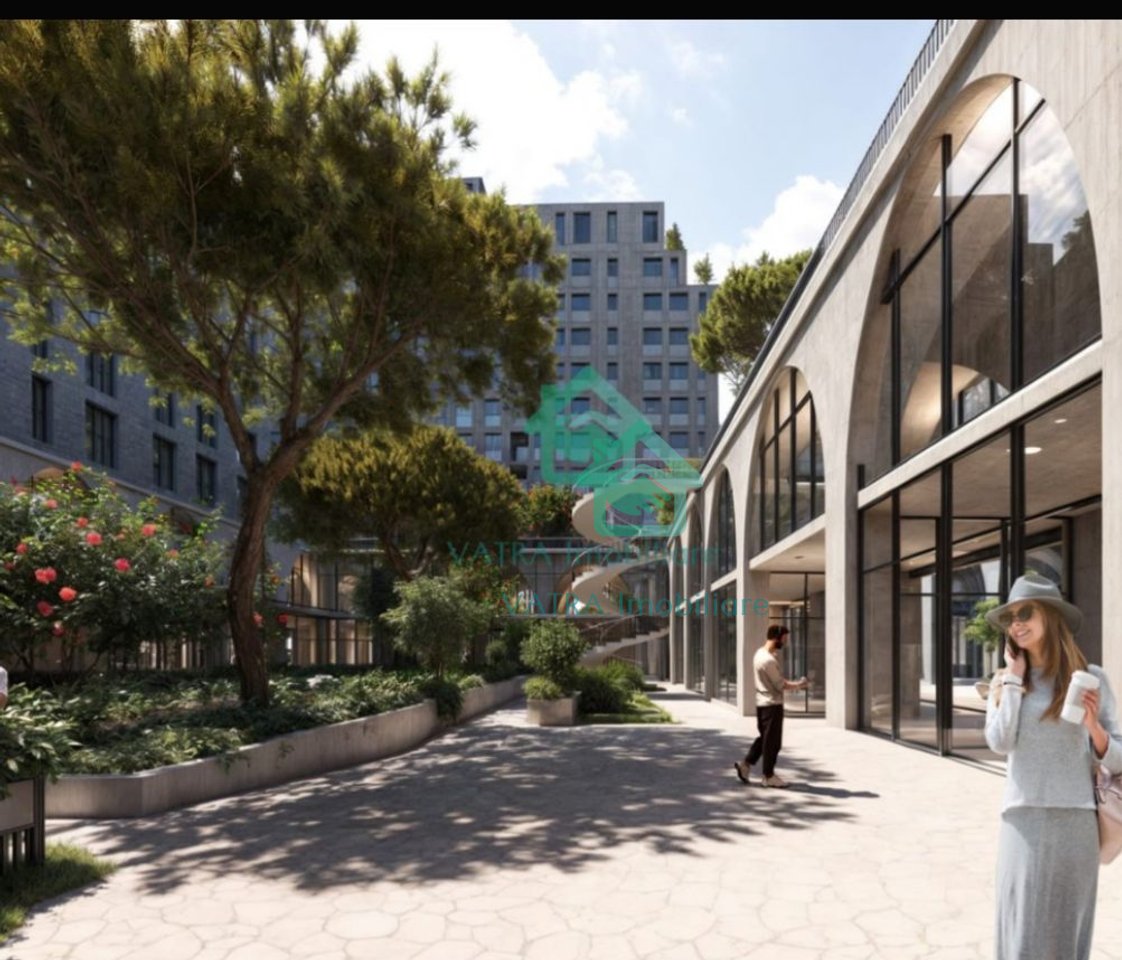 Apartament 1+1 Për Shitje Rinascente Residence Ish Stacioni i Trenit, Tiranë - 227.000€ | 77.48 m² përfshihet dhe veranda 51.52 m².